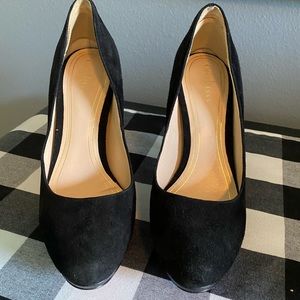 Cole Haan Black Suede High Heels